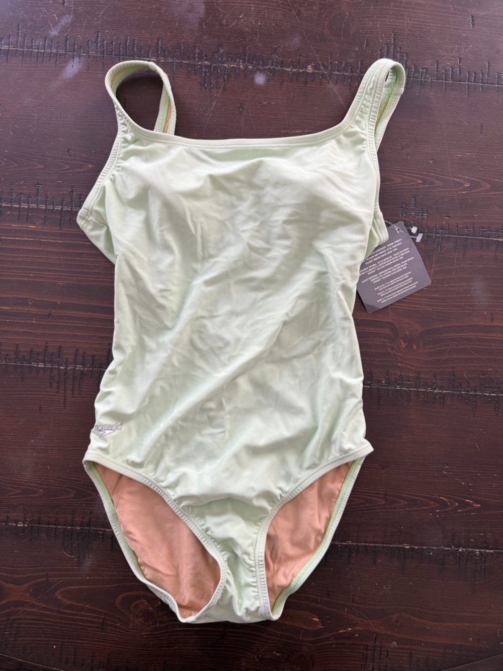 Speedo Light Green One-Piece Swimsuit